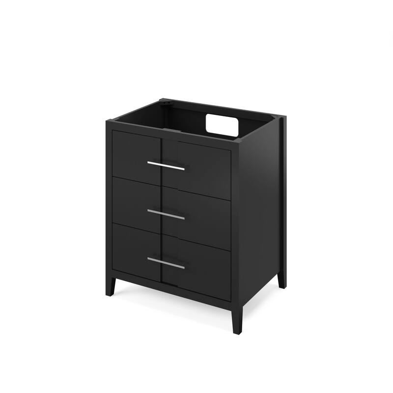 Jeffrey Alexander VN2KAT-30-NT Katara 30" Single Free Standing Vanity - Black
