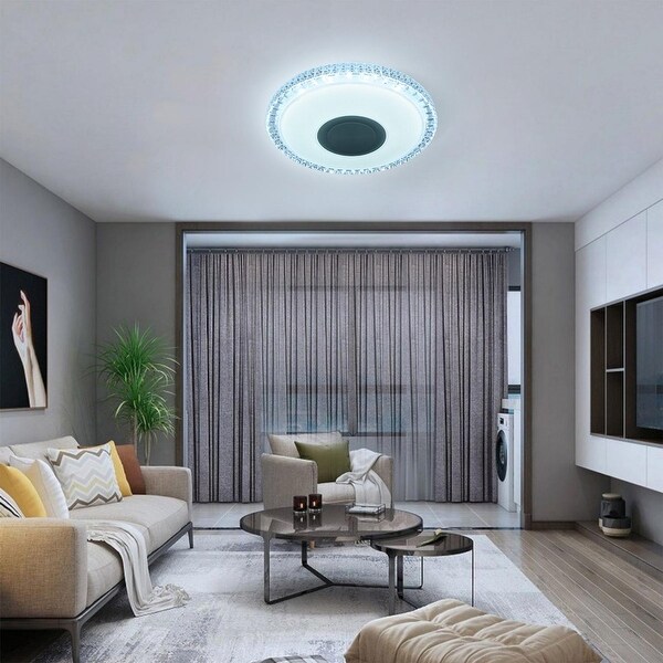 Led Music Ceiling Light With Multifunctional Bluetooth Speaker For Bedroom Bed Bath Beyond 35109056