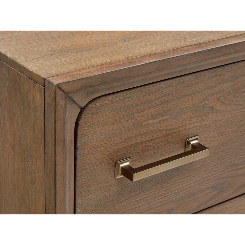 Magnussen Home Lindon Belgian Wheat And Coffee Bean Double Drawer Dresser