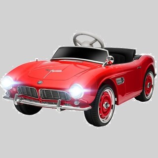 BMW 507 Licensed 12V Electric Ride On Car for Kids, 3 Speeds, Remote Control, Bluetooth, Music, Suspension System for Toddlers