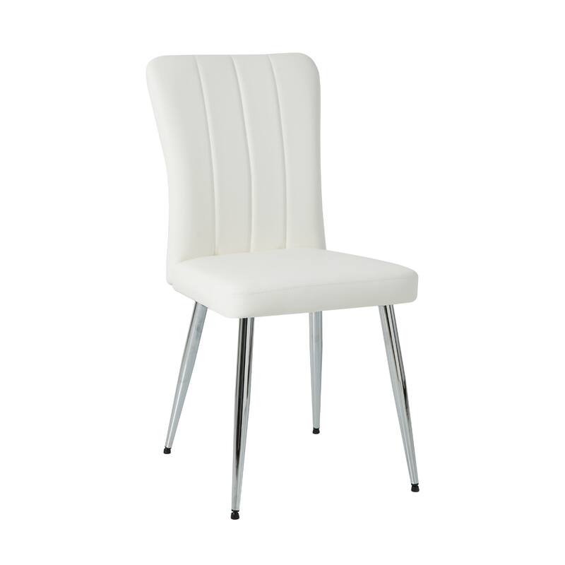 Modern Dining Chair with Metal Chair Legs (Set Of 4)