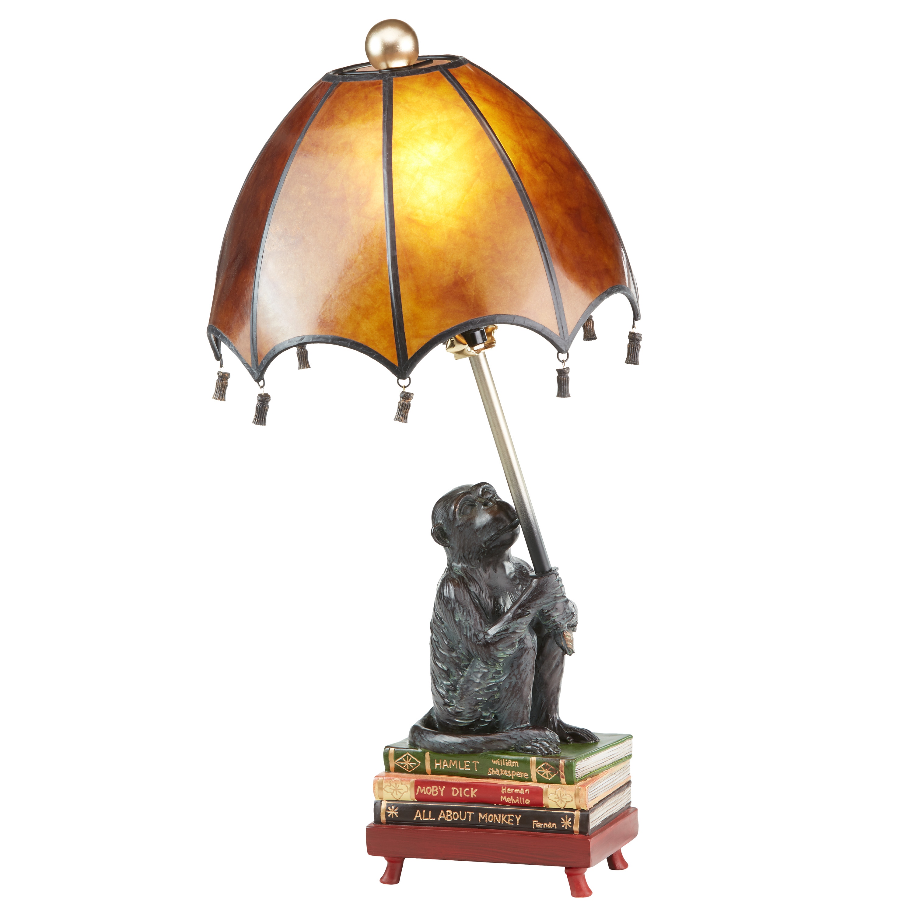 River of Goods 21.75 H Intellectual Monkey Table Lamp