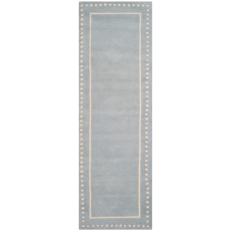 SAFAVIEH Handmade Bella Alverta Dotted Border Wool Rug