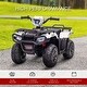 preview thumbnail 4 of 25, Aosom 12V Kids ATV Quad Car with Forward Backward Function, Kids with Wear-Resistant Wheels, Music, LED Headlights