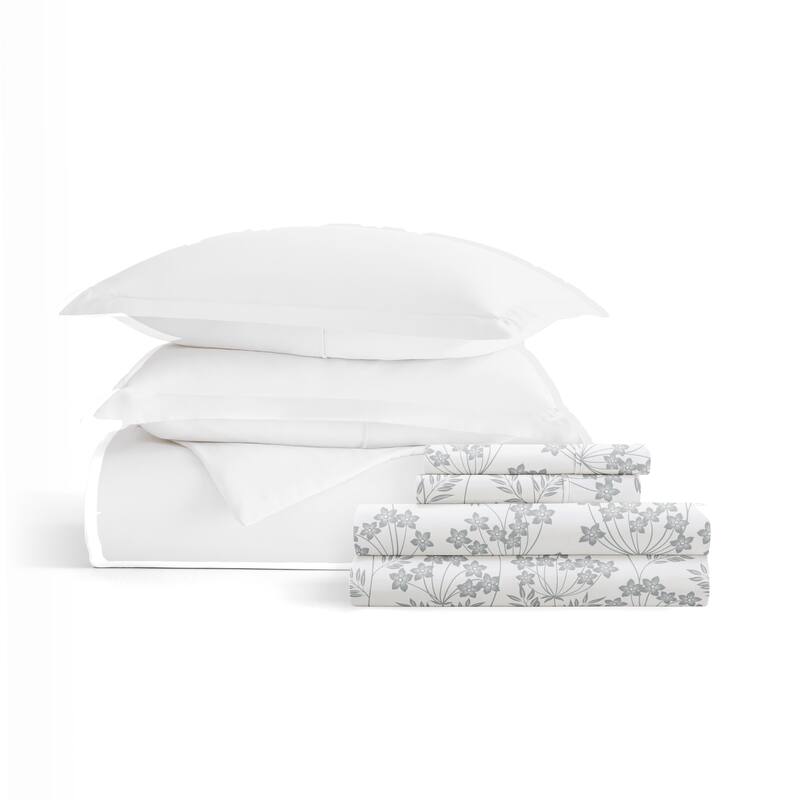 8pc Solid Duvet Bundle