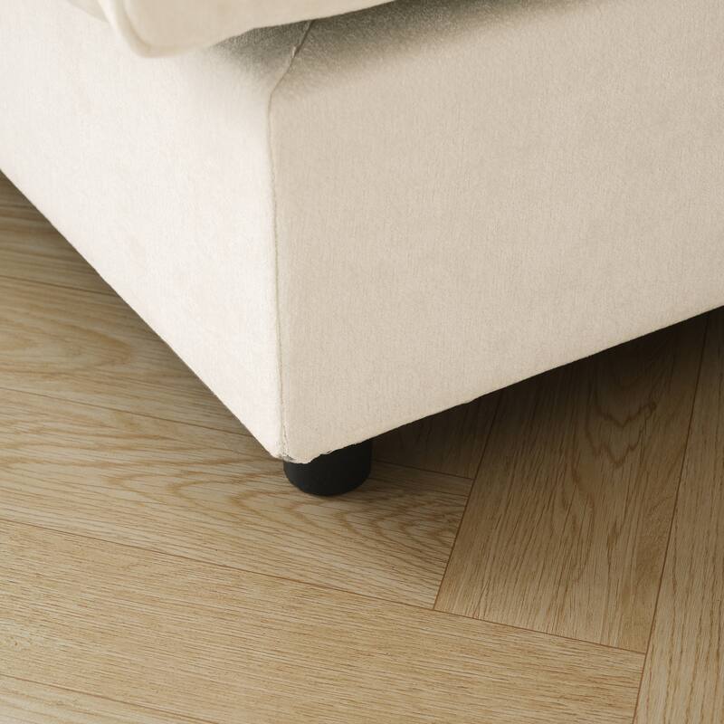 Modern Chenille Loveseat Sofa Couch