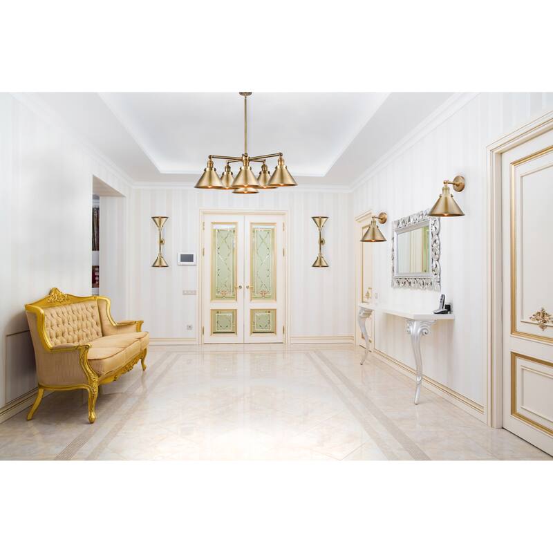 Bellevue Norman 8" Tall Bathroom Sconce