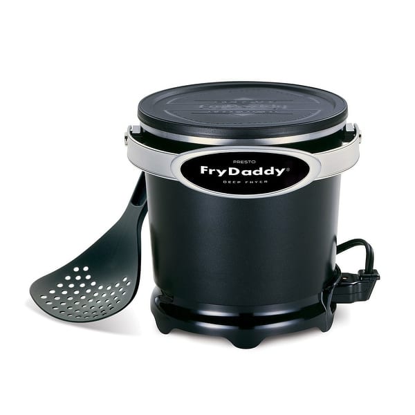 slide 1 of 1, Presto 05420 Fry-Daddy Electric Deep Fryer, 120 Watts, Black