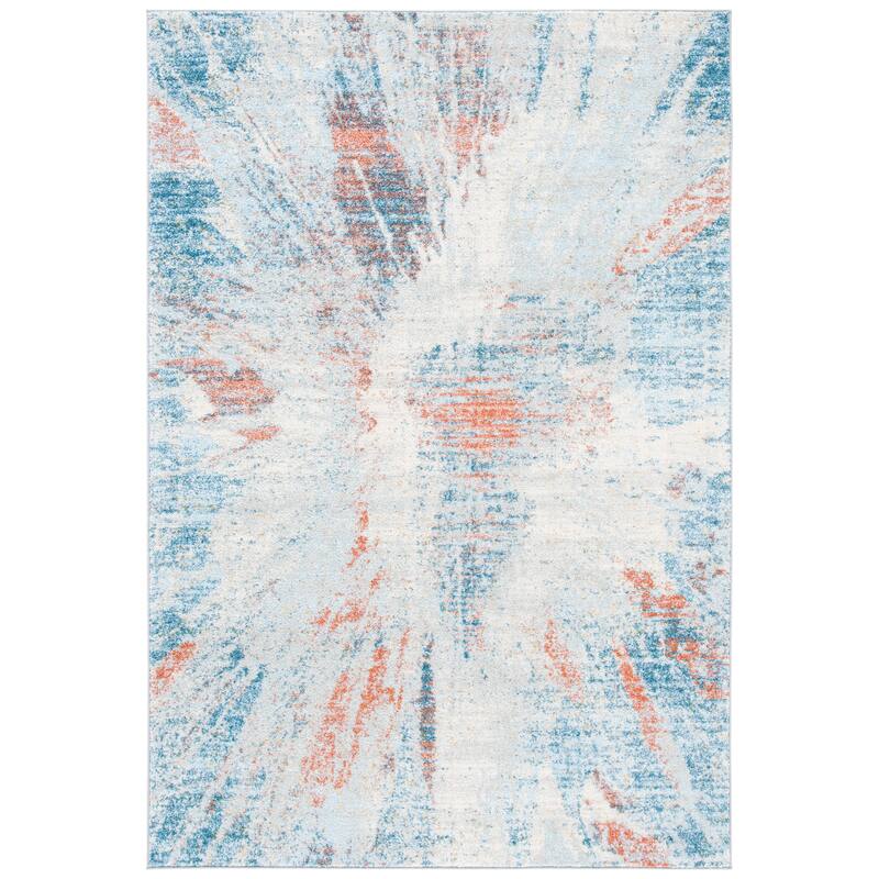 SAFAVIEH Tulum Hortense Modern Abstract Burst Rug