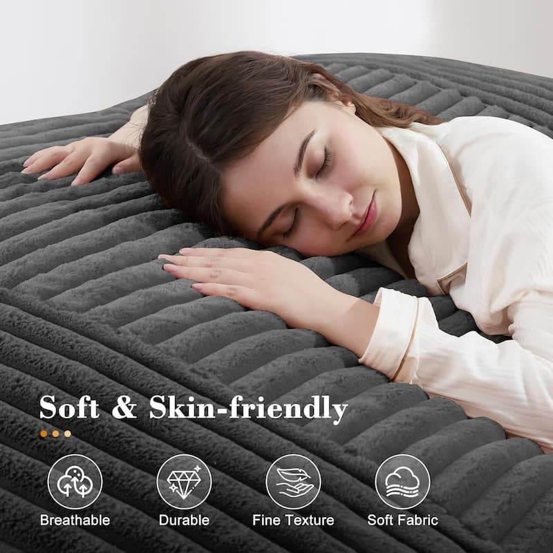 Oversized Convertible Bean Bag Chair - Cozy Multi-Purpose Seating for Family & Living Room