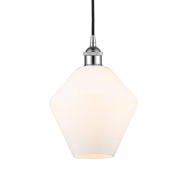Innovations Lighting 616-1P-11-8 Cindyrella Pendant Cindyrella 8" Wide - Polished Chrome / Cased Matte White