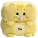 preview thumbnail 4 of 4, Happy Nappers: Care Bears 10" Pop N' Play Cube / Pillow - Funshine Bear