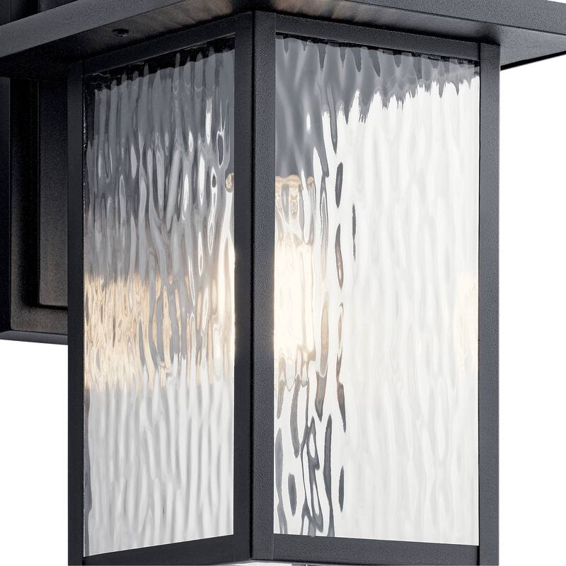 Kichler Lighting Capanna Collection 1-light Textured Black Outdoor Wall Lantern