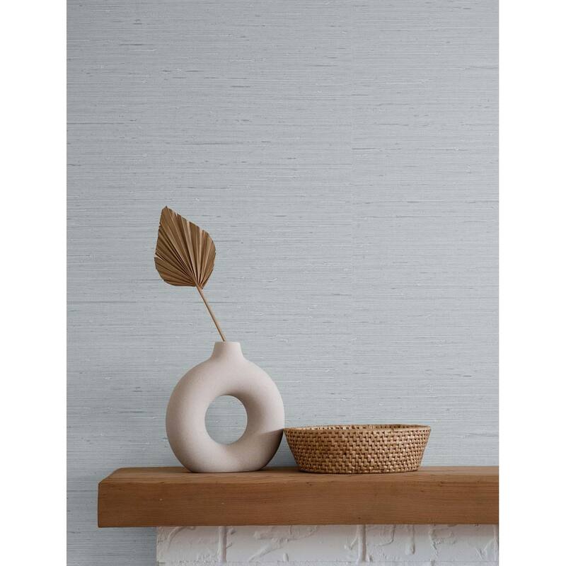 Seabrook Designs Seahaven Rushcloth Embossed Vinyl Unpasted Wallpaper