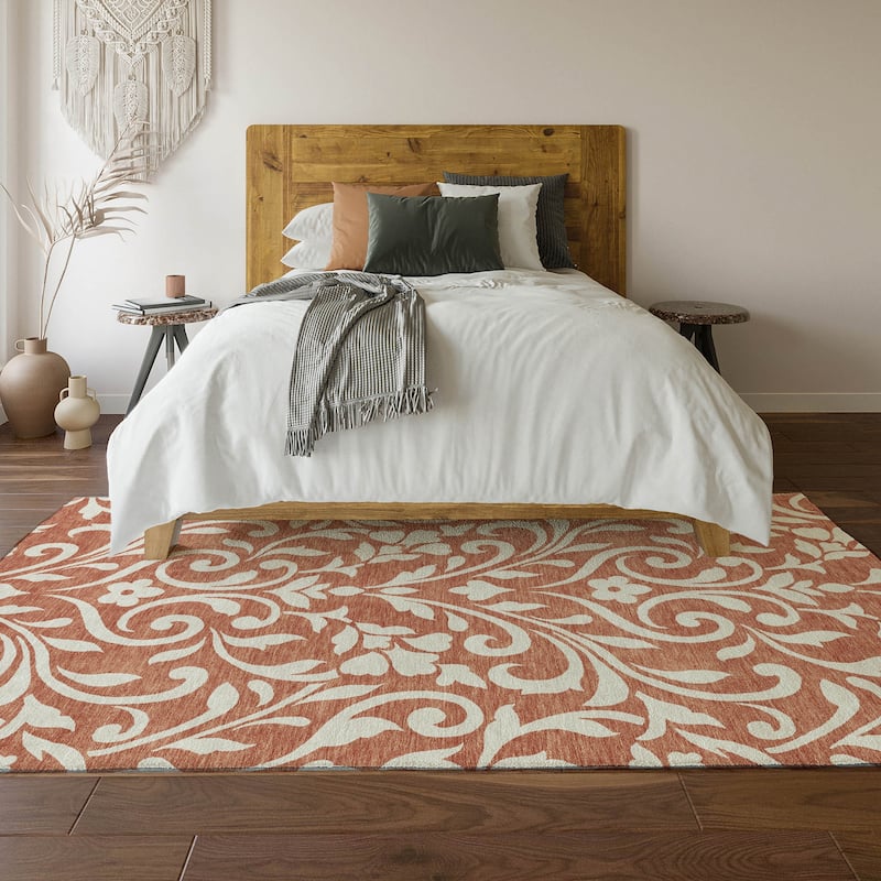 Premium Washable Super Soft Floral Chic Mayfield Rug
