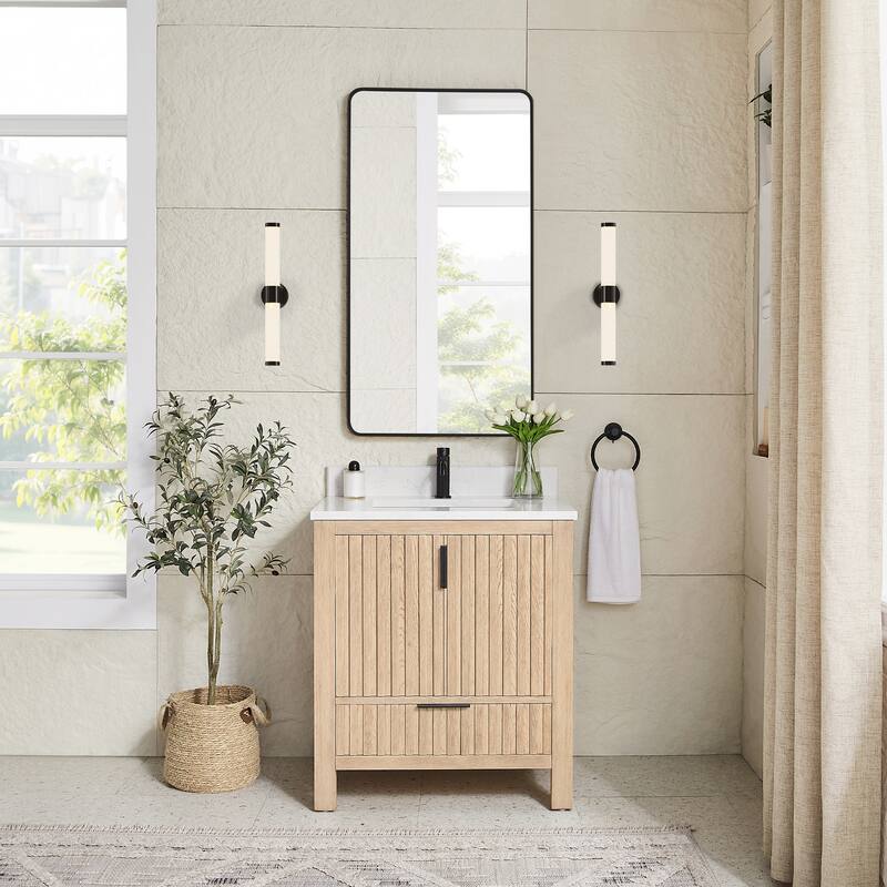 Shenzhen Bath Vanity with Composite Stone Top without Mirror