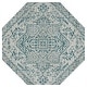 preview thumbnail 109 of 226, JONATHAN Y Charleston Medallion Indoor/Outdoor Area Rug 5' Octagon - Teal/Gray