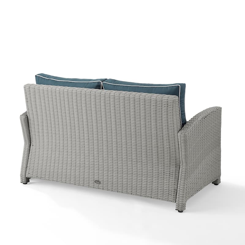 Bradenton Outdoor Wicker Loveseat - 55 "W x 31.75 "D x 32.5 "H