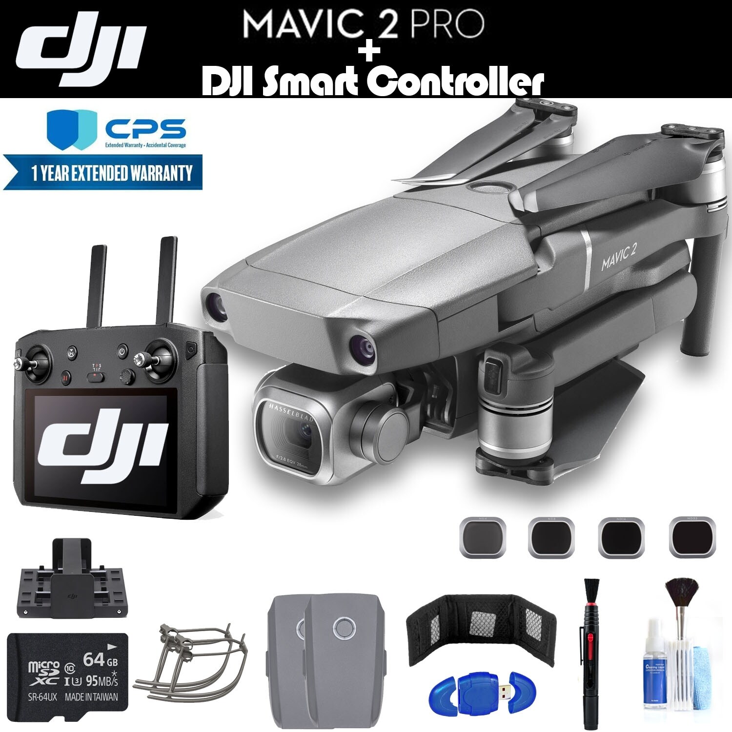 Shop Dji Mavic 2 Pro With Smart Controller With 64gb Memory Card