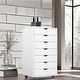 7 Drawer Chest Storage Cabinets with Wheels ,Mobile Organizer Drawers ...