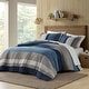 preview thumbnail 9 of 60, Chelsea Square Cascade Reversible Plush Faux Suede Comforter Set