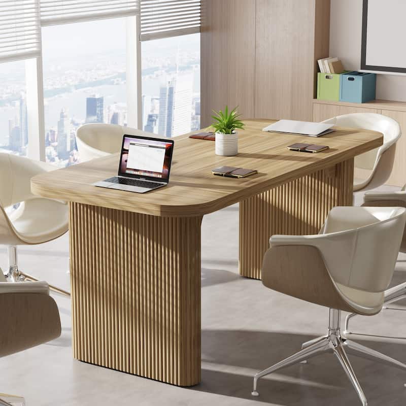 5FT Wood Rectangular Conference Meeting Table Office Executive Desk