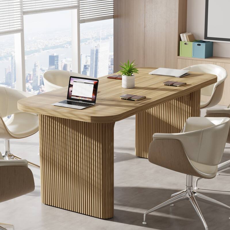 Japanese 62-Inch 5FT Rectangular Conference Meeting Seminar Table