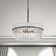 preview thumbnail 11 of 17, Casandra 5-light Crystal Chandelier