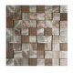 preview thumbnail 8 of 12, Altair Mijas Peel-and-Stick Mosaic Tile Sample - Copper Finsih