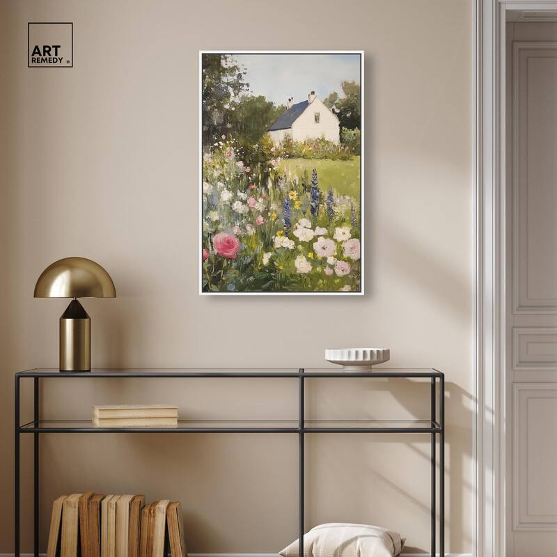 Floral Farmhouse II Canvas by Art Remedy