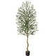 preview thumbnail 11 of 12, Artificial Olive Tree 7FT(84in) Tall Faux Silk Olive Trees