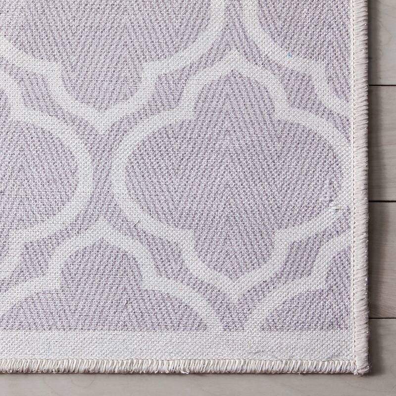 Well Woven Apollo Lattice Moroccan Machine Washable Area Rug