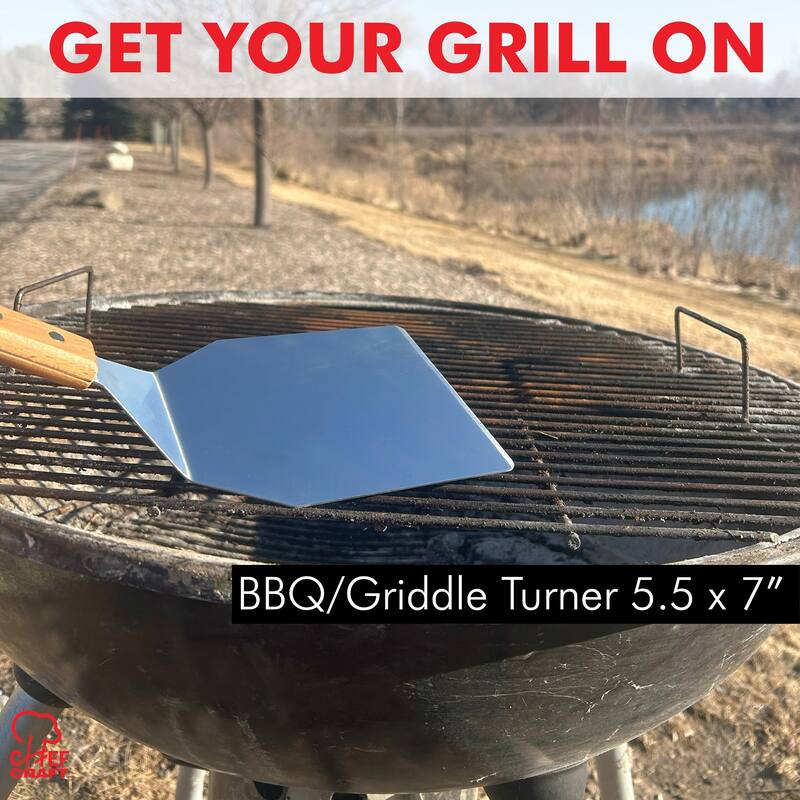 Chef Craft 11.75-inch Stainless Steel BBQ Griddle Turner