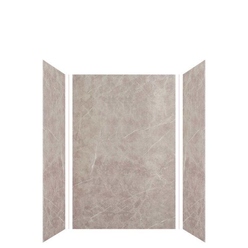 Transolid Expressions 36-in X 48-in X 72-in Glue to Wall Shower Walls - 48" x 36" x 72" - 48" x 36" x 72"