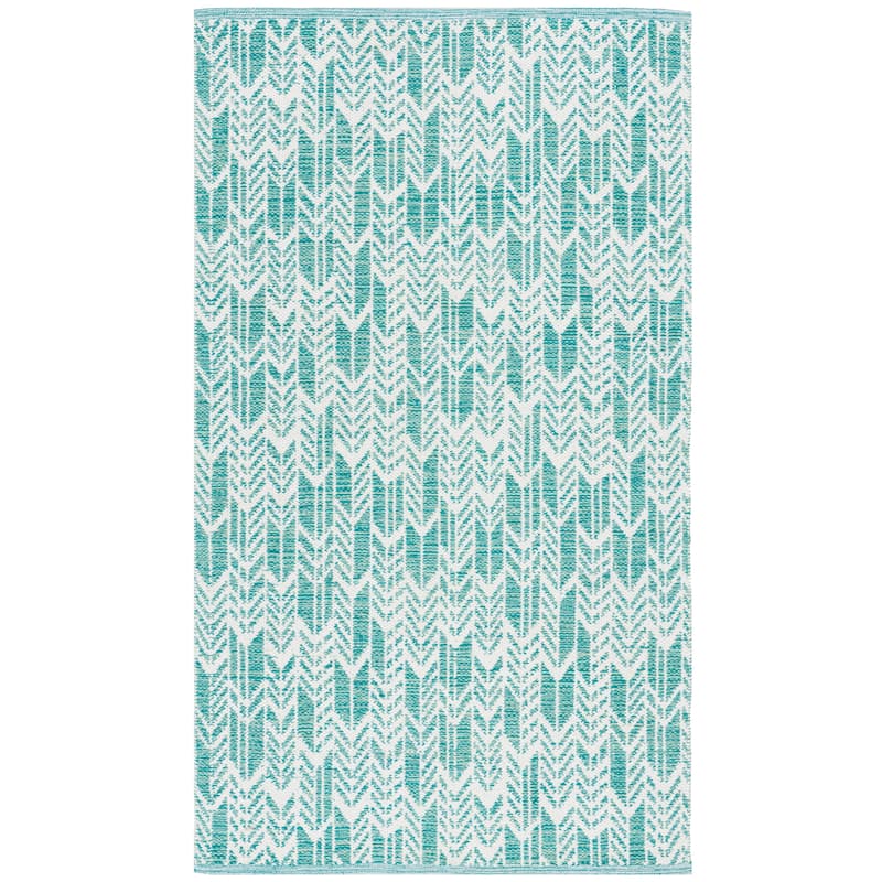 SAFAVIEH Handmade Flatweave Montauk Sjan Casual Cotton Rug