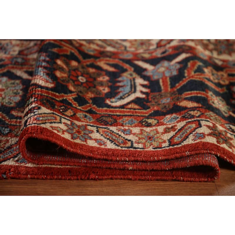 Pre-1900 Antique Sultanabad Ziegler Persian Rug Handmade Wool Carpet - 11'6" x 16'8"