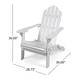 preview thumbnail 16 of 32, Hollywood Outdoor Outdoor Acacia Wood Foldable Adirondack Chairs (Set of 2) by Christopher Knight Home