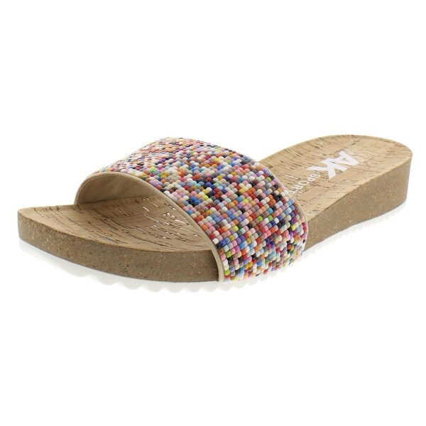 anne klein women's qtee slide sandal