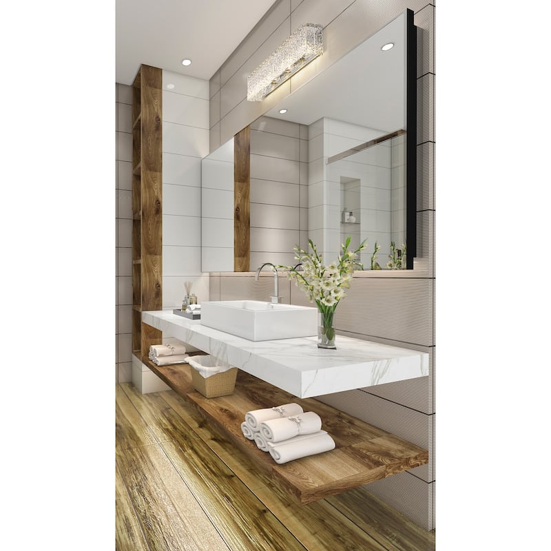 Z-Lite Glacier 4 Light Vanity - Chrome