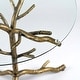 preview thumbnail 17 of 16, 247 Shop At Home Lalia Modern Hammered Metal Tree Branch Side Table