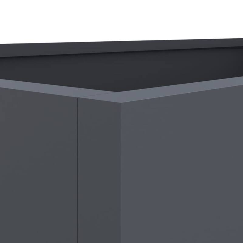 vidaXL Planter Stand Outdoor Raised Garden Bed for Vegetables Corten Steel