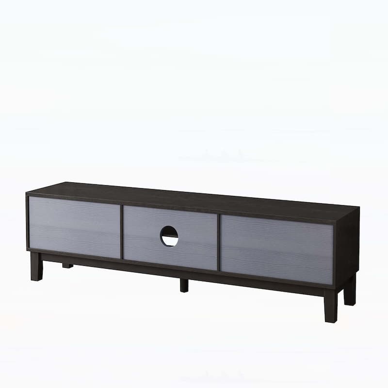 TV Stand for TVs up to 75,with 4 Drawers,Entertainment Center with Spacious Storage and Modern Design