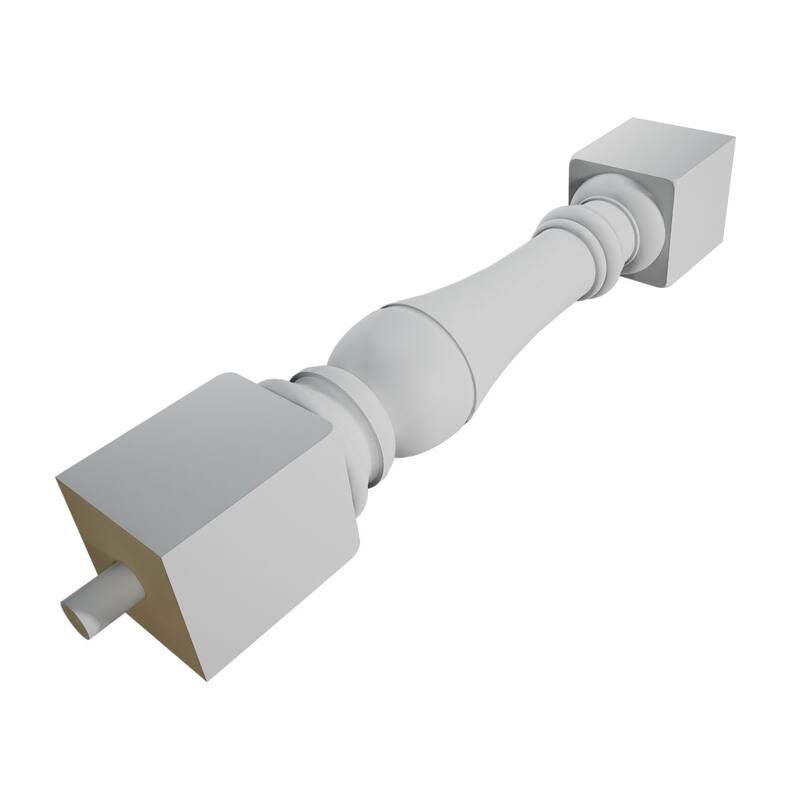 Fiberthane 700 Series Bradford Baluster, Factory Primed