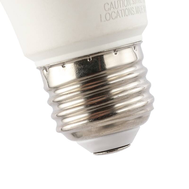 Vintage Non-Dimmable A19-9W LED Bulbs with E26 Base, 80+ CRI, Warm White 2700K, 805 Lumens, White (Pack of 4) by JONATHAN Y