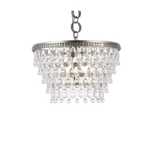 Elegant Lighting 1219D19/RC Nordic 5 Light 19" Wide Crystal Pendant ...
