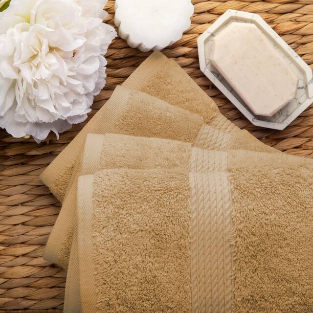 Marche Egyptian Cotton 4 Piece Hand Towel Set by Miranda Haus