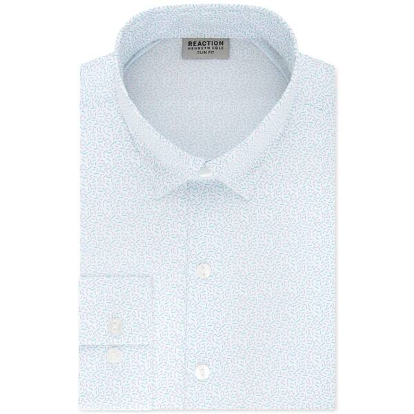 kenneth cole reaction men's slim fit dress shirt Kenneth Cole Reaction Techni-Cole Stretch Slim Fit Tonal Stripe Dress Shirt XL