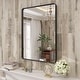 preview thumbnail 26 of 192, KIOTEE Modern Metal Frame Wall Mounted Bathroom Vanity Mirror with 5-year warranty
