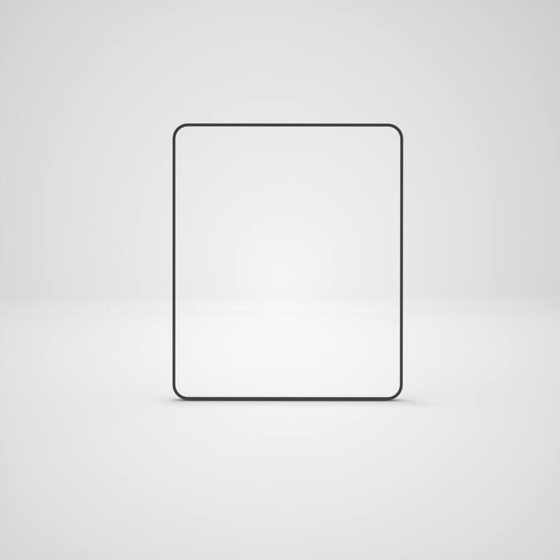 24/30/42/48/60 inch Rectangle Frameless Wall Mounted Bathroom Vanity Mirror - 30" x 36" - Matte Black
