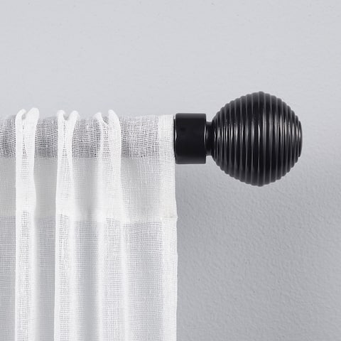 ATI Home Modern Layer 1" Curtain Rod and Finial Set